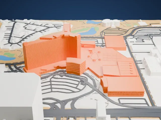 Westgate Las Vegas model, West view