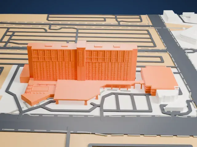 Westin Las Vegas model, South view