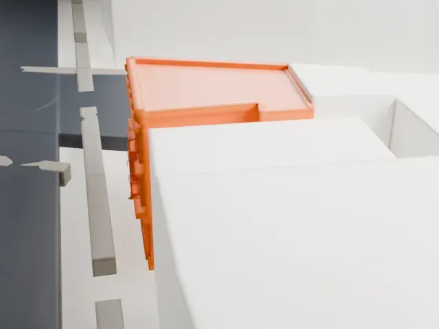 White Horse Tavern model, West view