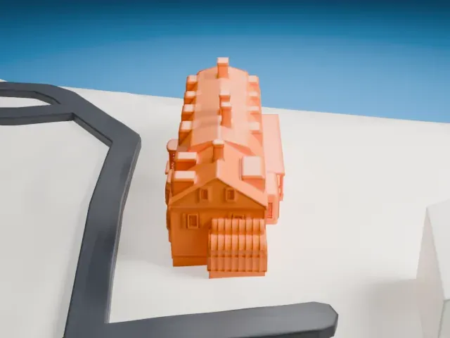 Willowmere model, East view