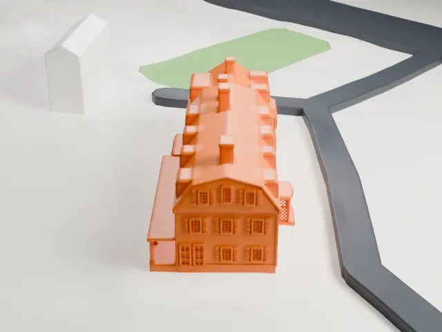 Willowmere model, West view