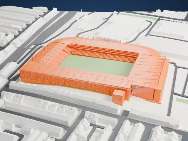 Windsor Park model, North view