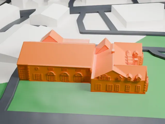 Woman's Club of Upper Montclair model, East view