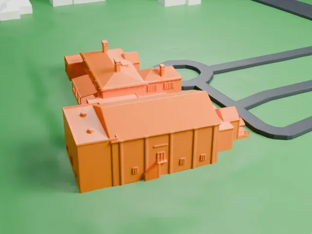 Woman's Club of White Plains model, East view