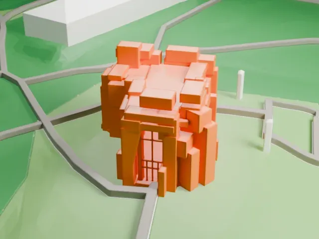 Wotruba Church model, East view