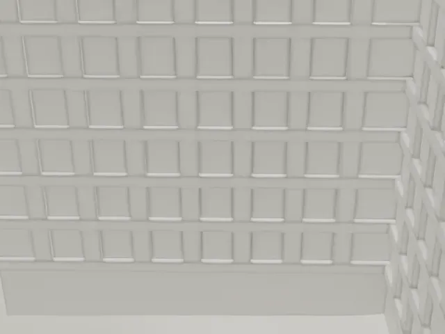 Wunsch Building model, North view