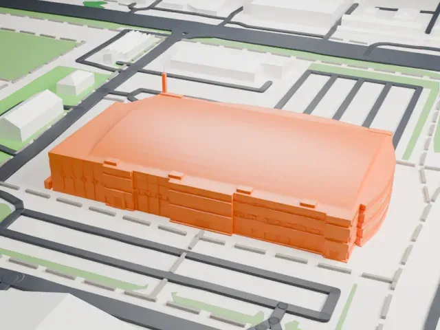 Xiaomi Arena model, East view