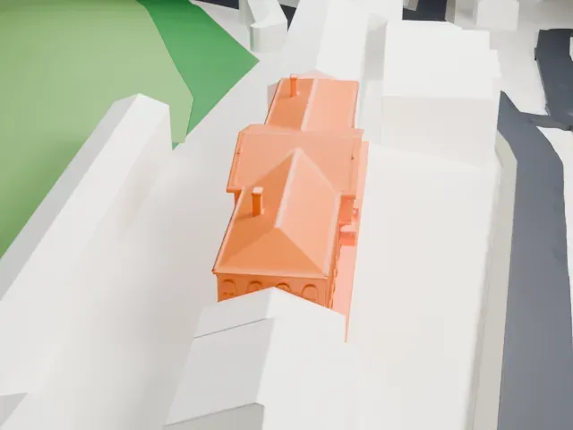 Yıldız Palace model, North view