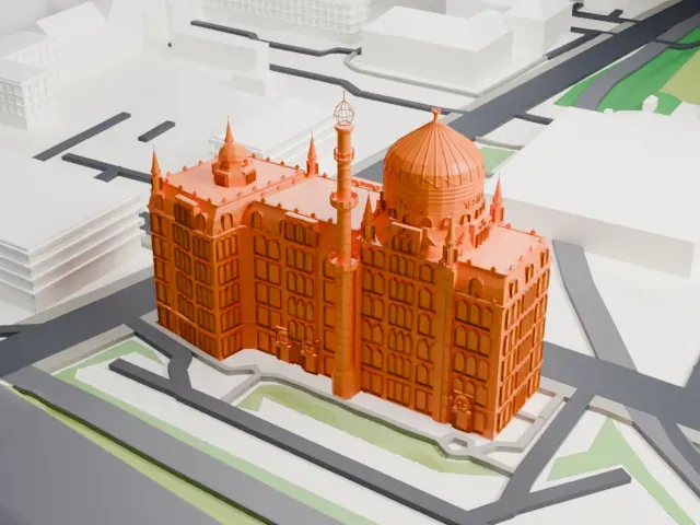 Yenidze model, East view