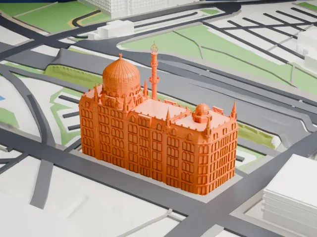 Yenidze model, West view