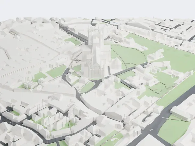 York Minster model, East view