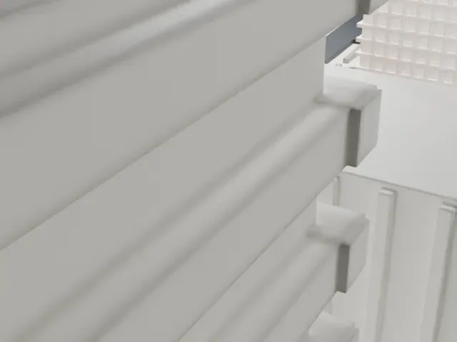 Yorkville Bank Building model, East view
