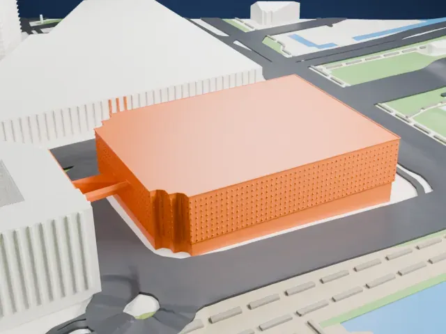 Ziggo Dome model, North view