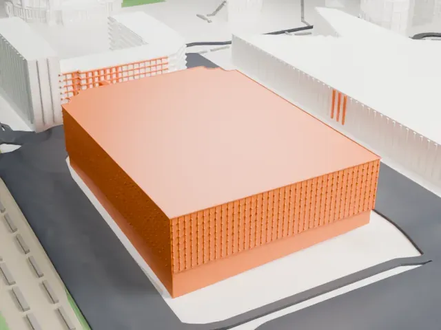 Ziggo Dome model, West view
