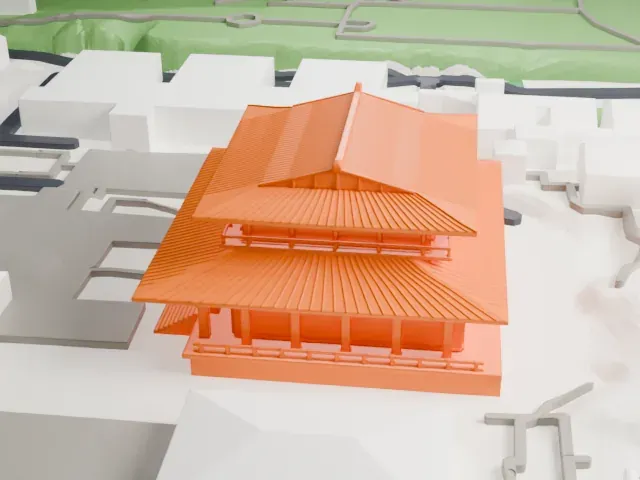 Zōjō-ji model, North view
