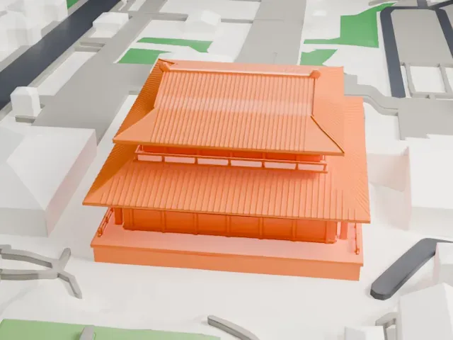 Zōjō-ji model, West view