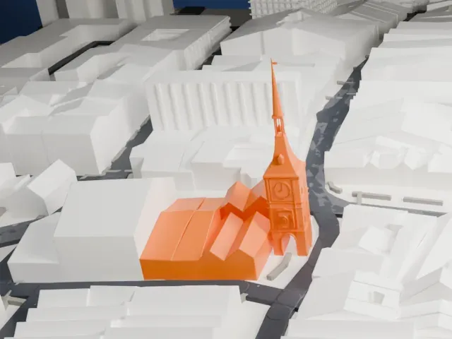 Zytglogge model, East view