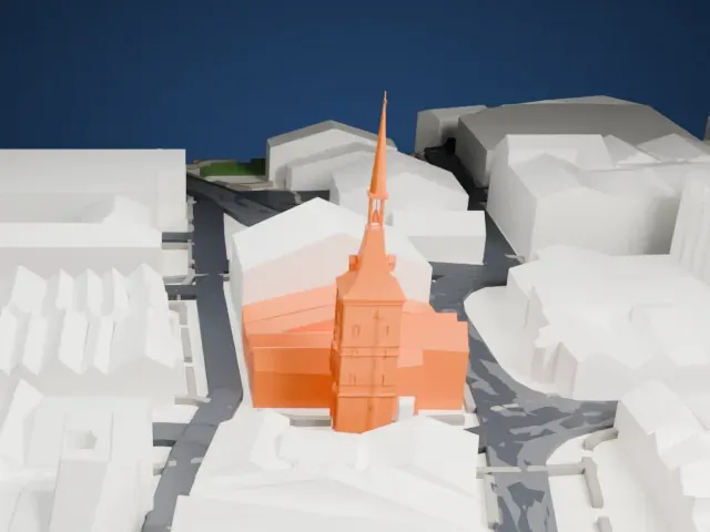 Zytglogge model, North view