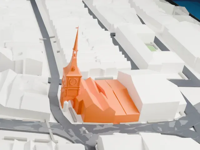 Zytglogge model, West view
