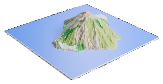 Stromboli model, low angle