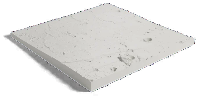 Tranquility Base model, low angle