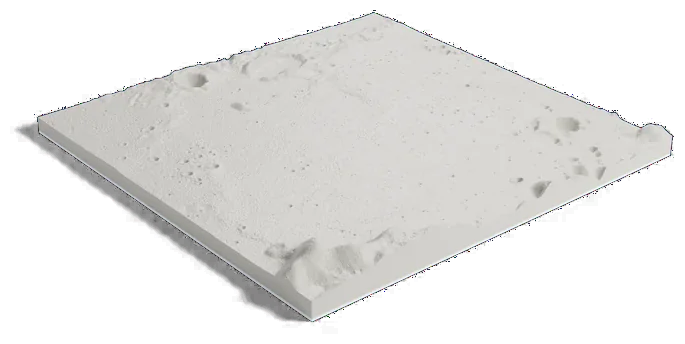 Chang'e 6 landing site model, low angle