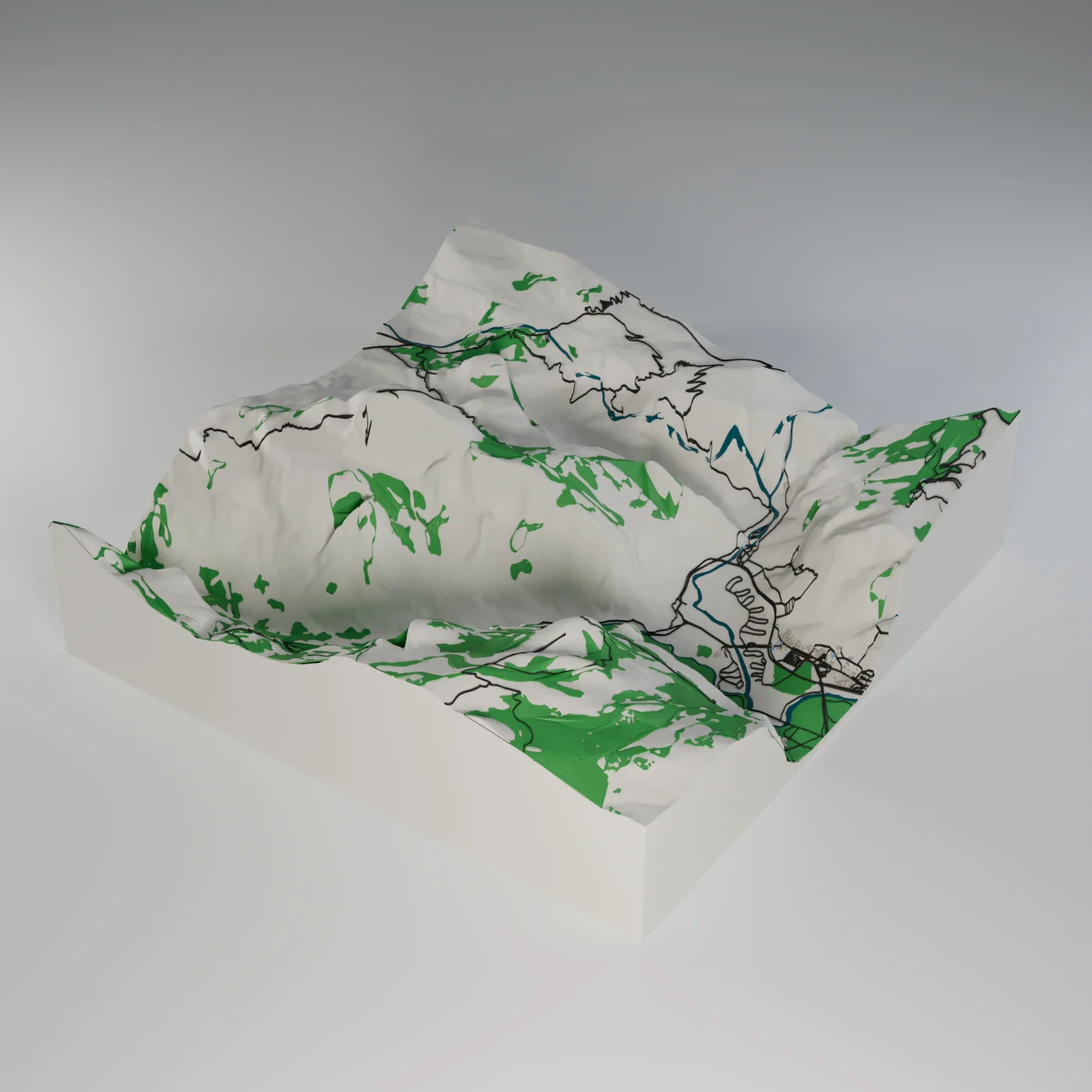 V1.0 model of Half Dome